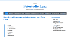 Desktop Screenshot of foto-lenz.de